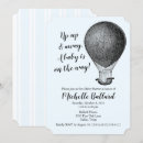 Search for vintage hot air balloon invitations Baby