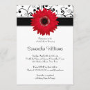Search for red gerbera invitations Elegant