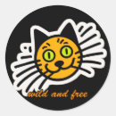Search for wild cat stickers Face