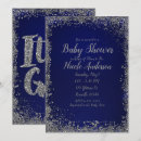 Search for royal blue and silver baby shower invitations Modern