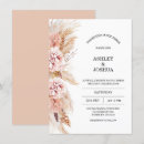 Search for boho blush terracotta invitation wedding wedding invitations Pampas grass