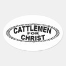Search for cattle oval stickers Western