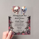 Search for til death wedding invitations Dark romance