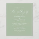 Search for country wedding invitations Sage green