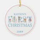 Search for bear christmas tree decorations Baby first christmas