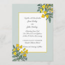 Search for mint and yellow wedding invitations Watercolor