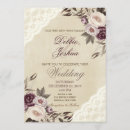 Search for purple lace wedding invitations Flowers
