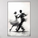 Search for abstract dance posters Black