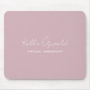Search for pink and white mouse mats For her