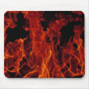 Search for fire flame mouse mats Black