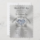 Search for silver wedding anniversary invitations Diamond