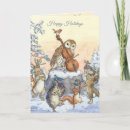 Search for rabbit christmas cards Snow