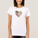 Search for heart shaped photo tshirts Black and white