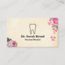 Search for dental business cards Floral