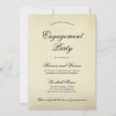 Search for vintage engagement party invitations Simple