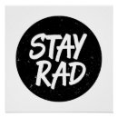 Search for rad posters Black and white