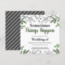 Search for change the date wedding invitations Floral
