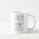 Search for i work hard mugs Dog