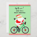 Search for cyclist christmas cards Funny