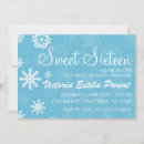 Search for winter sweet 16 invitations Sixteen