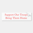 Search for support the troops bumper stickers Peace