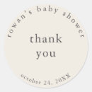 Search for vintage baby shower thank you stickers Simple