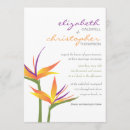 Search for paradise wedding invitations Summer