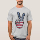 Search for victory sign tshirts Stars and stripes