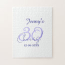 Search for 30th birthday puzzles 10 20 30 40