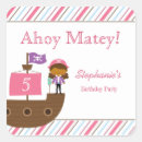 Search for pirate girl stickers Pink
