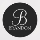 Search for black vinyl stickers Initial