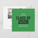 Search for green graduation invitations High school graduation
