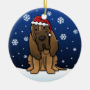 Search for bloodhound christmas tree decorations Dog