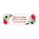 Search for red initial return address labels Couple