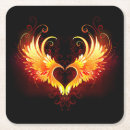 Search for angel wing coasters Heart