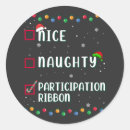 Search for naughty nice stickers Candy cane