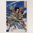 Search for japanese samurai puzzles Ukiyo e