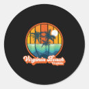 Search for vintage virginia stickers Beach