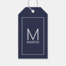 Search for monogram gift tags Initial