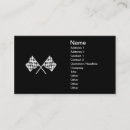 Search for checkered flag business cards Racing