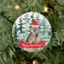 Search for border terrier christmas tree decorations Puppy