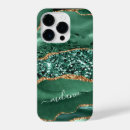 Search for green glitter iphone cases Agate