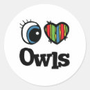 Search for owl love stickers Birds