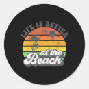 Search for life is better at beach stickers Funny