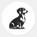 Search for vintage dachshund stickers Animal