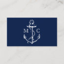 Search for anchor business cards Nautical