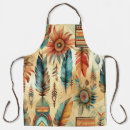 Search for tribal print aprons Turquoise