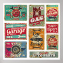 Search for old gas station posters Car