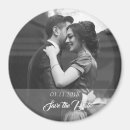 Search for marriage announcement magnets Black and white