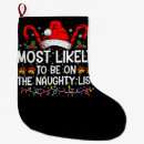 Search for naughty christmas stockings Xmas